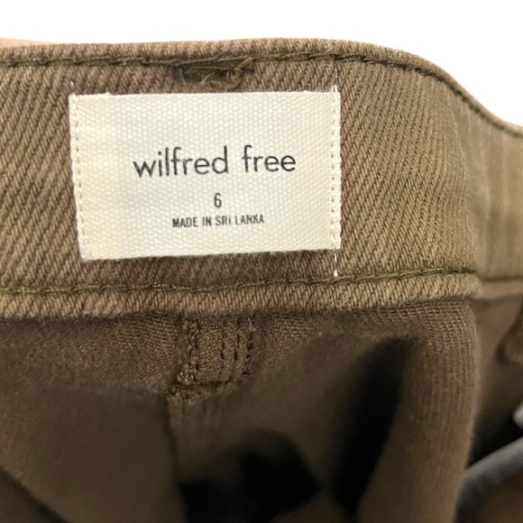 Wilfred Free Modern Cargo Pants Size 6 Brown Utility Cotton Stretch Street Style - Picture 10 of 12